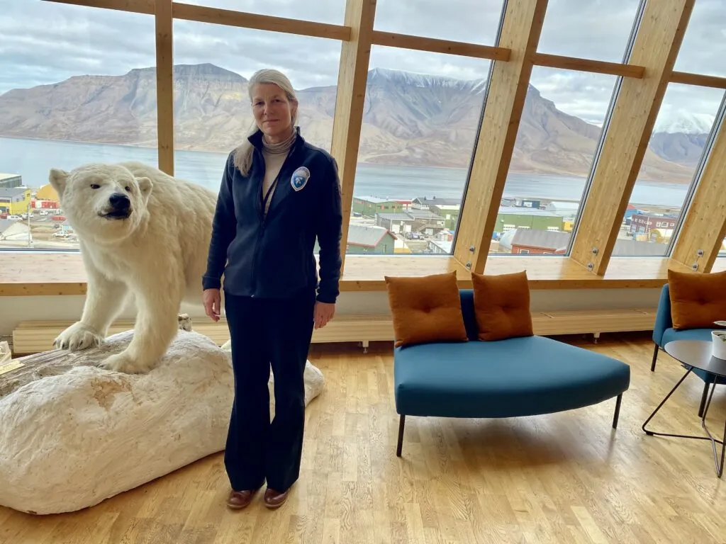 La gouverneure adjointe du Svalbard, Katharina Rise