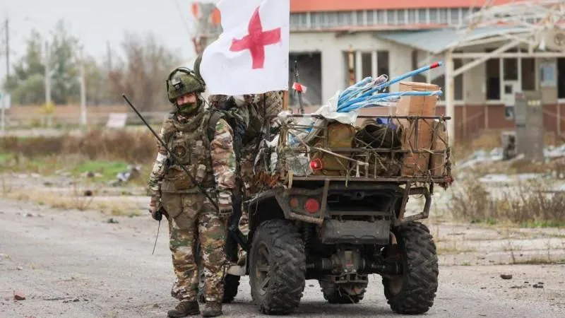 Des dizaines de tonnes d'aide humanitaire remises à la population d'Aleshki